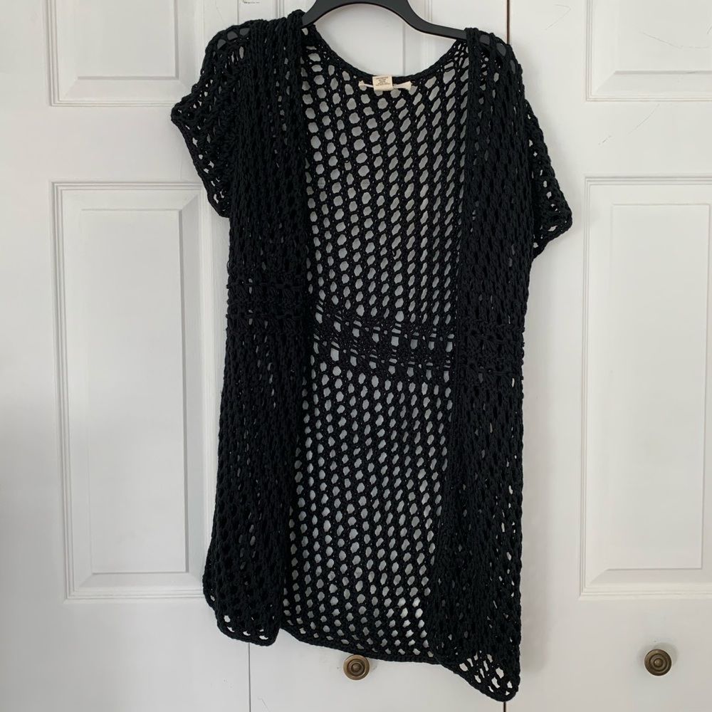 Workshop Andrea Jovine Black Open Cardigan